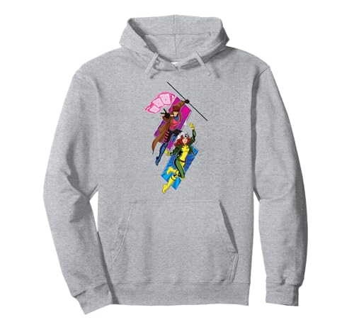 Marvel Studios X-Men ’97 Gambit and Rogue Super Hero Team-Up Pullover Hoodie von Marvel