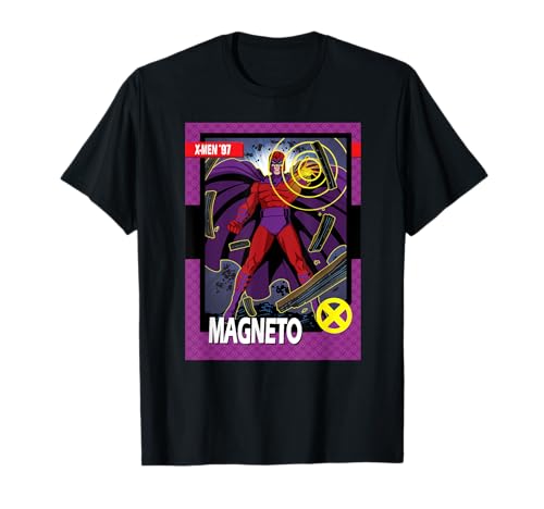 Marvel Studios X-Men ’97 Magneto Retro Trading Card T-Shirt von Marvel