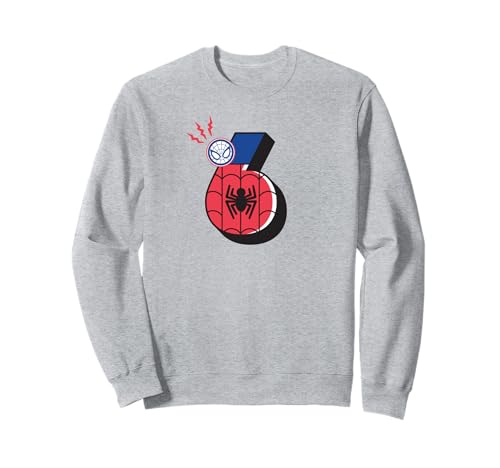 Marvel Super Heroes Spider-Man Numbers 6 Sixth 6th Birthday Sweatshirt von Marvel