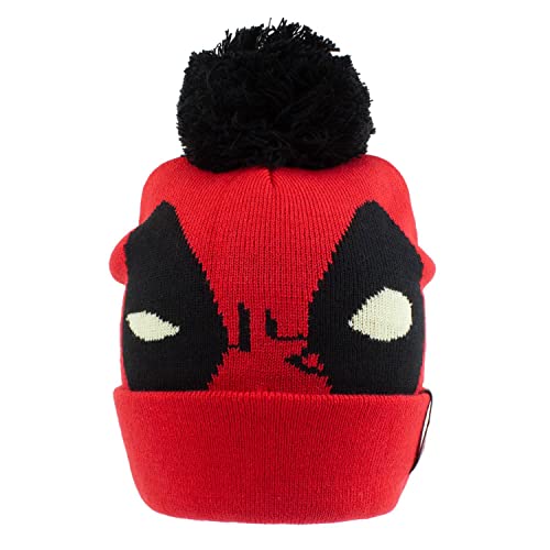 Marvel Unisex Apparel Beanie-Mütze, rot, One Size von Marvel