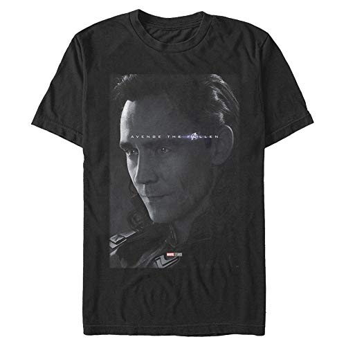 Marvel Unisex Avengers: Endgame-Avenge Loki Organic Short Sleeve T-Shirt, Black, XXL von Marvel