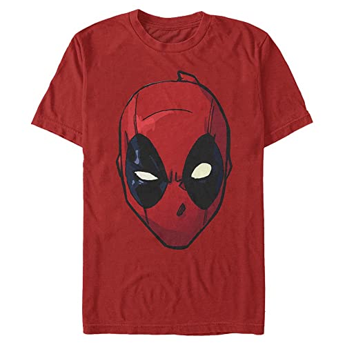 Marvel Unisex Deadpool Red Dead Organic Short Sleeve T-shirt, Rot, L von Marvel