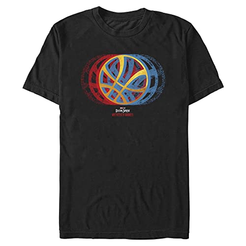 Marvel Unisex Doctor Strange in The Multiverse Of Madness Gradient Seal Organic Short Sleeve T-shirt, Schwarz, XL von Marvel