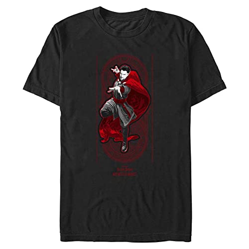 Marvel Unisex Doctor Strange in The Multiverse Of Madness Strange Minds Organic Short Sleeve T-shirt, Schwarz, L von Marvel