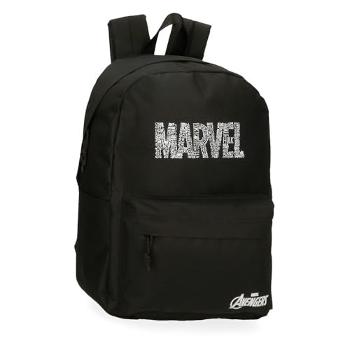 Marvel Unisex Kinder Characters Logo Gepäck- Kuriertasche, Schwarz, Einheitsgröße von Marvel