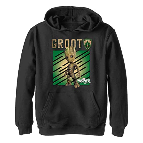 Marvel Unisex Kinder Groot Tree Hoodie, Schwarz, S von Marvel