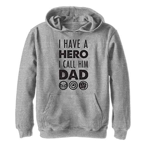 Marvel Avengers Classic - Hero Dad YTH Hoodie Heather grey 9/11 von Marvel