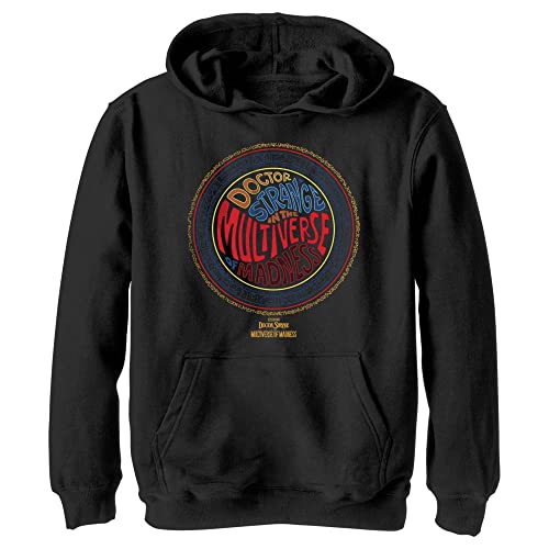 Marvel Unisex Kinder Multiverse Runes Hoodie, Schwarz, M von Marvel