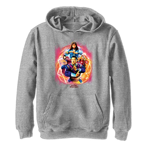 Marvel Doctor Strange in the Multiverse of Madness - Strong Three YTH Hoodie Heather grey 12/13 von Marvel