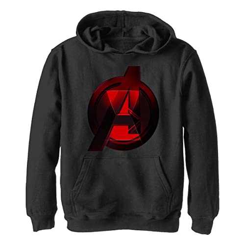 Marvel Unisex Kinder Widow Avenger Logo Hoodie, Schwarz, XL von Marvel