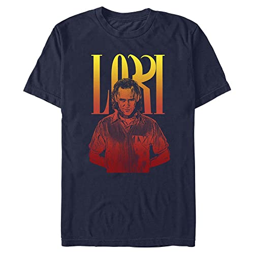 Marvel Unisex Loki Hella Loki Organic Short Sleeve T-shirt, Navy Blau, S von Marvel