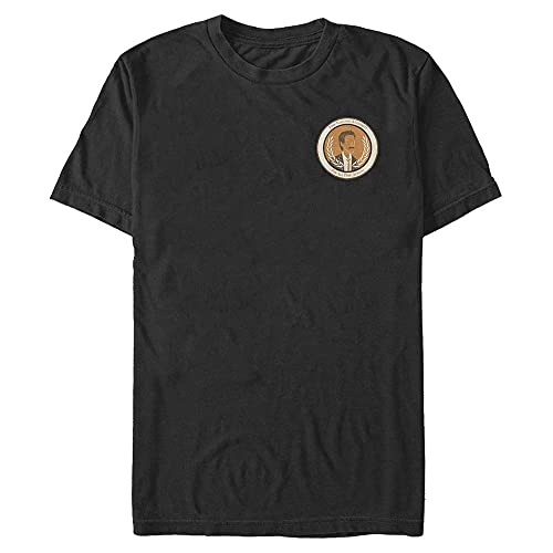 Marvel Unisex Loki-MMM Badge Organic Short Sleeve T-Shirt, Black, XXL von Marvel