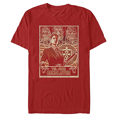 Marvel Unisex Loki Variant Loki Team Organic Short Sleeve T-shirt, Rot, XXL Marvel Unisex Loki Variant Loki Team Organic Short Sleeve T-shirt, Rot, XXL von Marvel
