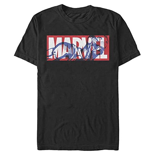 Marvel Unisex Other-Iron Organic Short Sleeve T-Shirt, Black, XL von Marvel