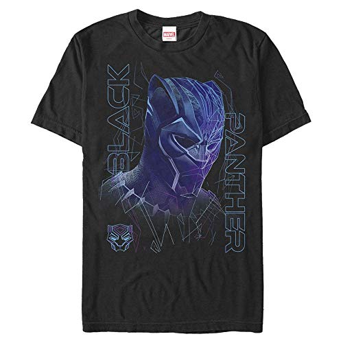 Marvel Unisex Ultra Panther Organic Short Sleeve T-shirt, Schwarz, S von Marvel