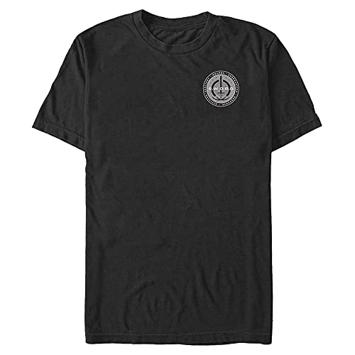 Marvel Unisex Wandavision Sword Logo Organic Short Sleeve T-shirt, Schwarz, L von Marvel