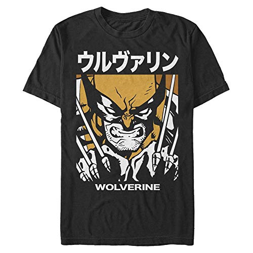 Marvel X-Men - Wolverine Kanji Block Unisex Crew neck Black XL von Marvel