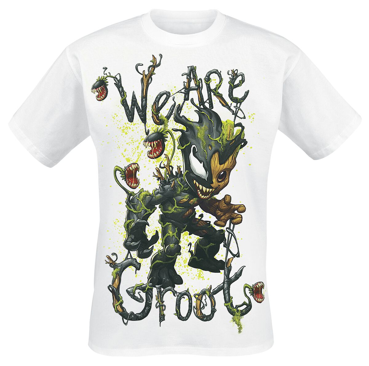 Marvel Venomized Groot - We Are Groot T-Shirt weiß in L Marvel Venomized Groot - We Are Groot T-Shirt weiß in L von Marvel