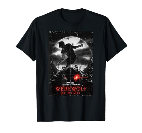Marvel Werewolf by Night and Man-Thing Full Moon Disney+ T-Shirt von Marvel