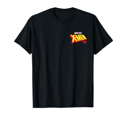 Marvel X-Men ’97 Animated Series X Logo with Team 2-Sided T-Shirt von Marvel