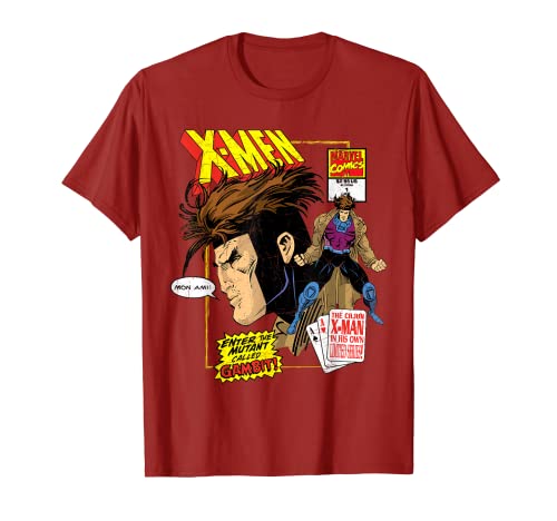 Marvel X-Men Cajun Gambit Remy LeBeau Comic Art T-Shirt T-Shirt von Marvel