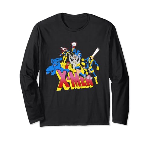 Marvel X-Men Classic Group Battle Ready Langarmshirt von Marvel