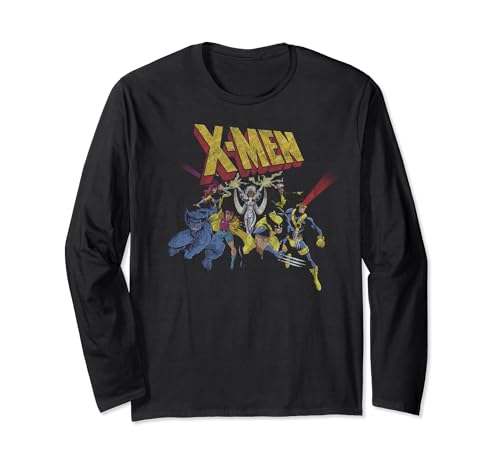 Marvel X-Men Classic Group Jump Langarmshirt von Marvel