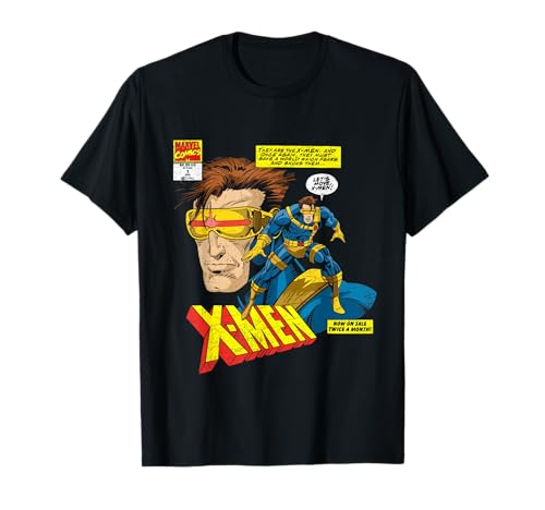 Marvel X-Men Cyclops Mutant Distressed Comic T-Shirt T-Shirt von Marvel