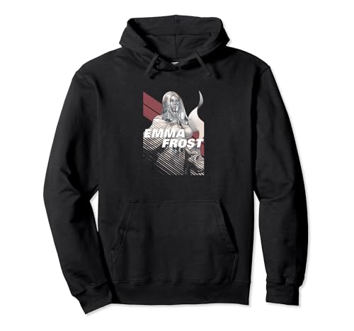 Marvel X-Men Emma Frost Moto-Stripe Fadeout Pullover Hoodie von Marvel