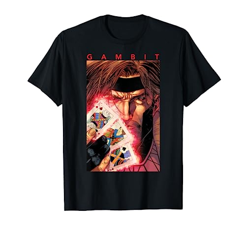 Marvel X-Men Gambit Three Aces Poster T-Shirt von Marvel