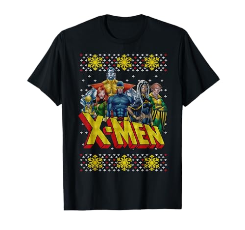 Marvel X-Men Group Ugly Weihnachten T-Shirt von Marvel