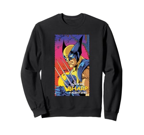 Marvel X-Men Retro ’90s Valentine’s Day Card Wolverine Sweatshirt von Marvel