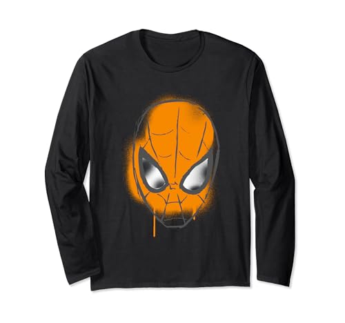 SpiderMan Halloween Graffiti Mask Men Langarmshirt SpiderMan Halloween Graffiti Mask Men Langarmshirt von Marvel