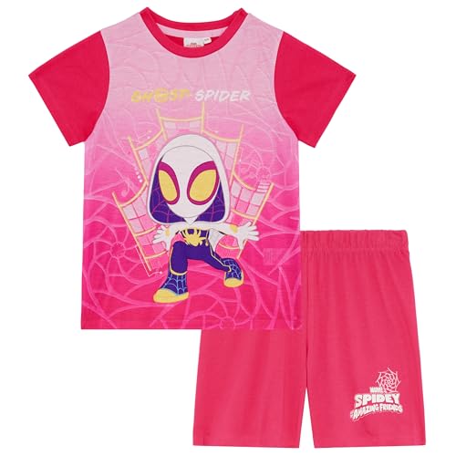 Spidergirl kurzer Pyjama für Mädchen - Spidey & Friends Ghost-Spider - 2-3 Jahre: 98cm von Marvel