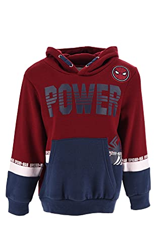 Spiderman Jungen Hoodie Sweatshirt, rot-blau, Gr. 98-128 Größe 3 Jahre von Marvel