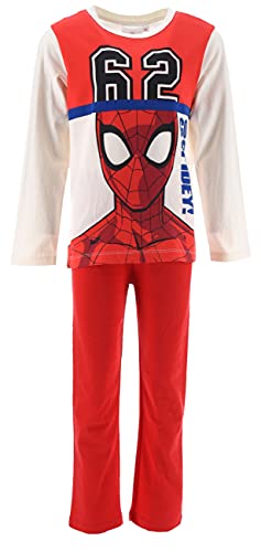 Spiderman Jungen Lang Pyjama Schlafanzug (Weiß,3 Jahre) von Marvel