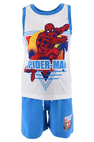 Spiderman Jungen T-Shirts Und Shorts (Blau,3 Jahre) von Marvel