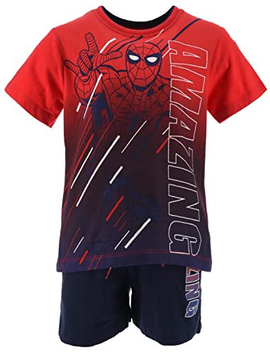 Spiderman Jungen T-Shirts Und Shorts (Rot,6 Jahre) von Marvel