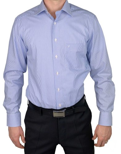 Marvelis-Hemd Slim/MODERN-FIT 7754-64-15 blau Streifen, Blau, Gr. 45 Marvelis-Hemd Slim/MODERN-FIT 7754-64-15 blau Streifen, Blau, Gr. 45 von Marvelis