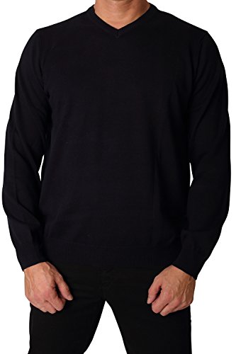 MARVELiS Herren V-Strickpullover 1990-10-18 marine: Größe: 52/L von Marvelis