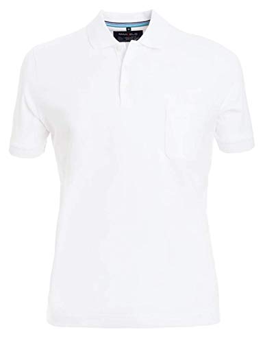 Marvelis Halbarm Poloshirt geknöpfter Quick-Dry weiß Größe M von Marvelis