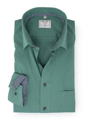 Marvelis Herren Businesshemd Langarm Non-Iron Comfort Fit,Einfarbig,New Kent, Kragenweite:45 von Marvelis