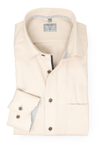 Marvelis Herren Businesshemd Langarm Non-Iron Comfort Fit,Struktur,New Kent, Kragenweite:41 von Marvelis