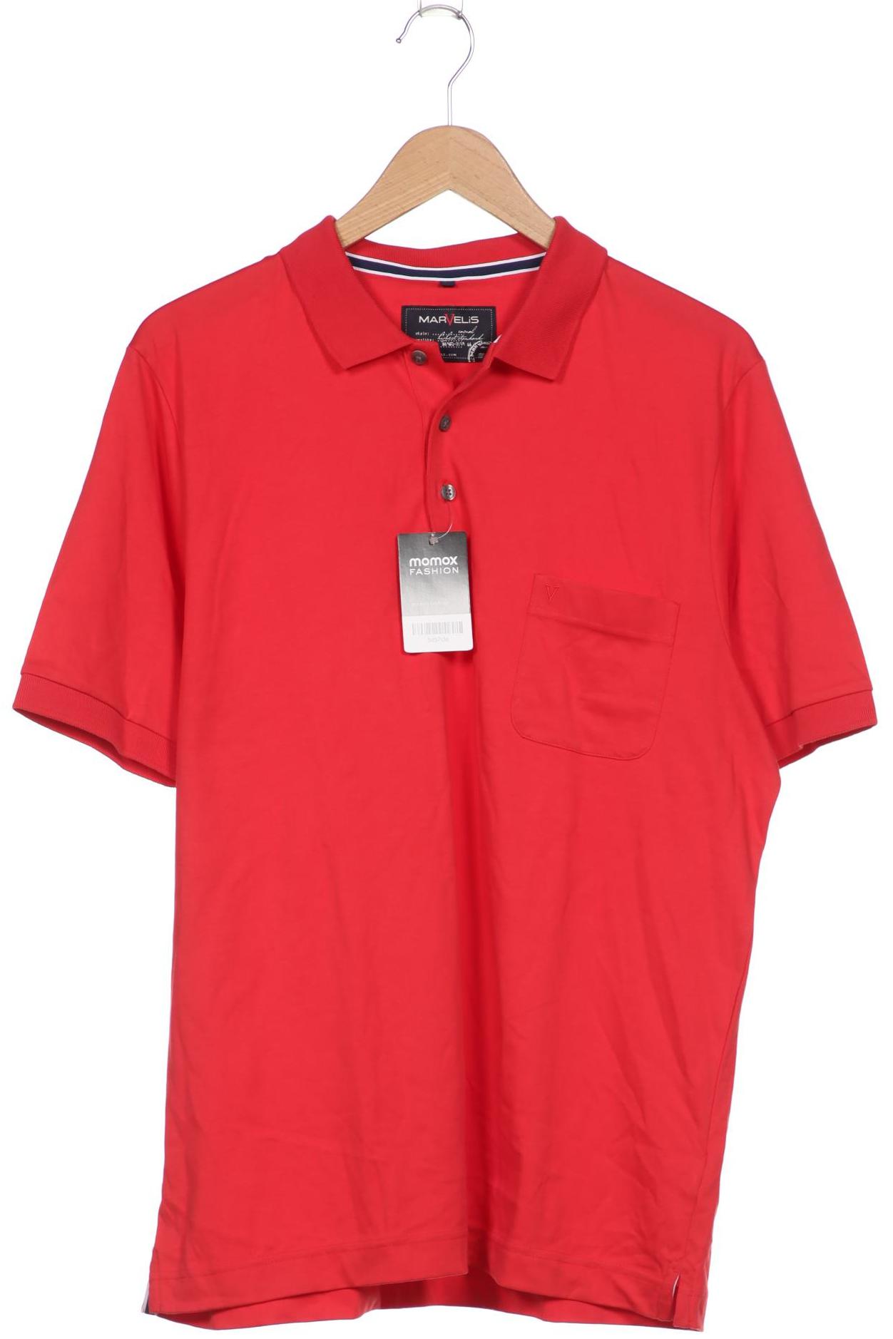 Marvelis Herren Poloshirt, rot von Marvelis