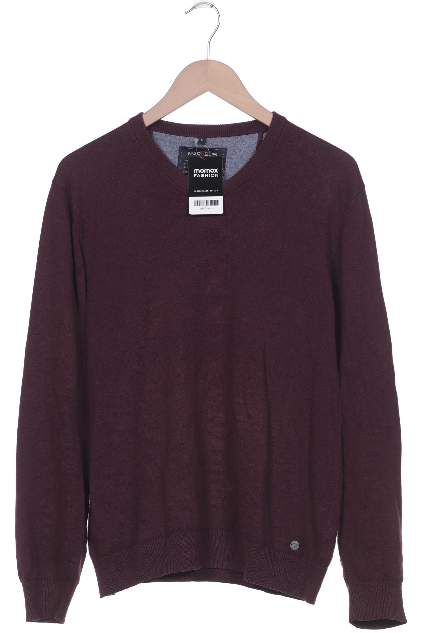 Marvelis Herren Pullover, bordeaux von Marvelis