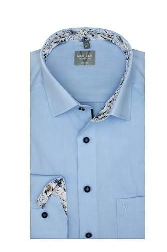 Marvelis Herrenhemd | Comfort Fit | Langarm 64 cm | Bleu | New Kent Kragen | Gr. 45 von Marvelis