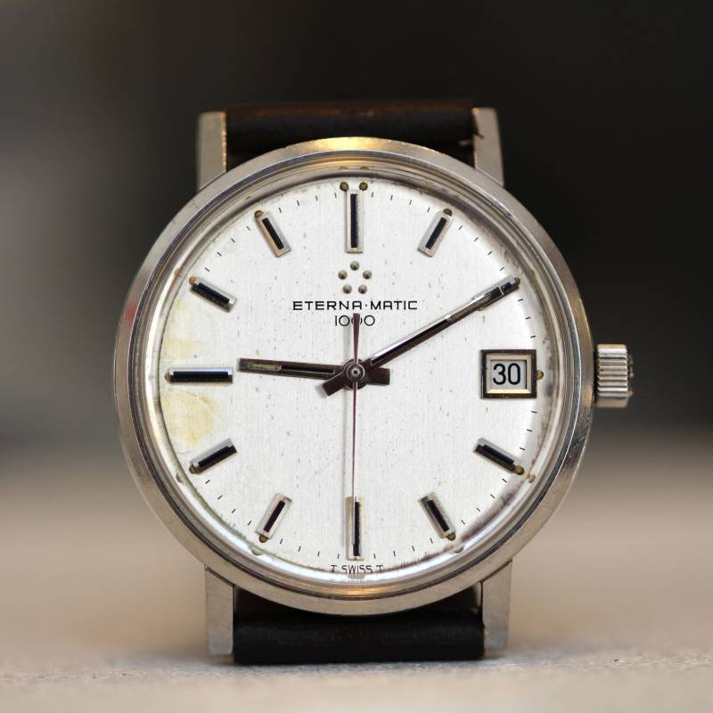 Vintage 1960S Eterna Matic 1000 Cal. 1489K Gents Wristwatch With Date & Quick Set Function von MarvellousTimepieces