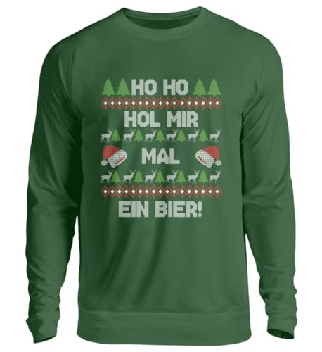 Weihnachtspullover Ho Ho HOL Mir mal EIN Bier I Weihnachtspullover Damen Herren I Unisex I Ugly Christmas Sweater I Bedruckt in Germany I Weihnachts Pulli I Bier Geschenk von Marvelous Life