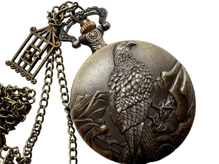 Auf Den Flügeln Der Zeit Exklusive Adler Motiv Taschenuhr Auf Den Flügeln Der Zeit Exklusive Adler Motiv Taschenuhr von MarveyMedals
