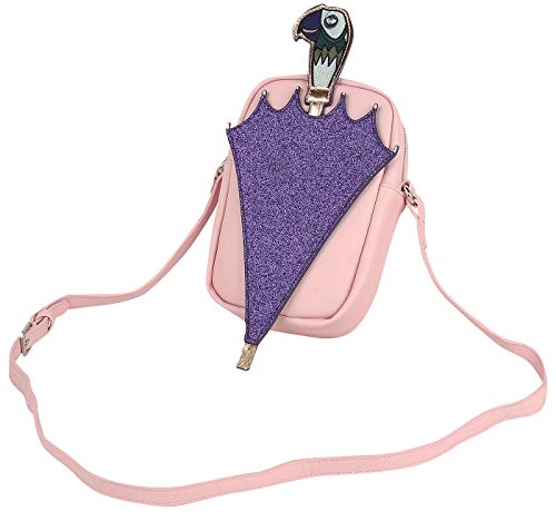 DISNEY Disney Mary Poppins Glitter Umbrella Shaped Shoulder Bag with Shoulder Strap Schulranzen 30 Centimeters Mehrfarbig (Pink) von Disney
